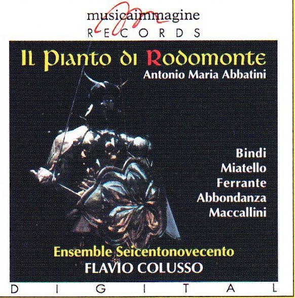 "Il pianto di Rodomonte", Teatro Verdi di Trieste 1983 - Colusso & Ensemble Seicentonovecento