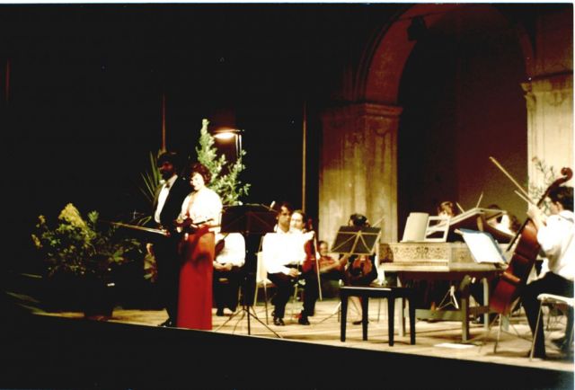 con Nina Beilina, 1990