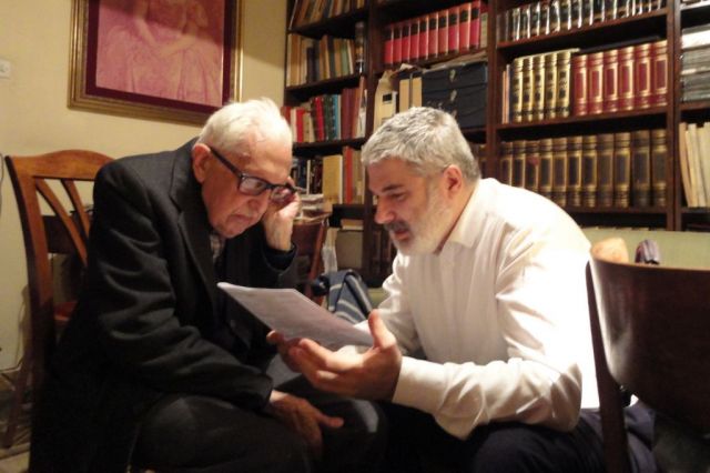 Colusso con Lino Bianchi